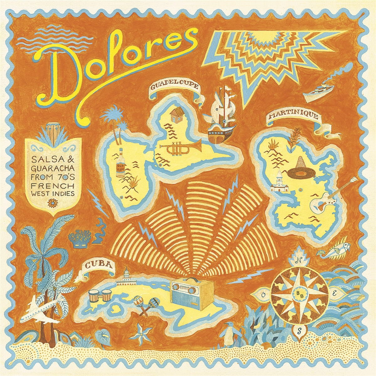 Various – Dolores: Salsa & Guaracha From 70's French West Indies Vinyl, LP, Compilation
