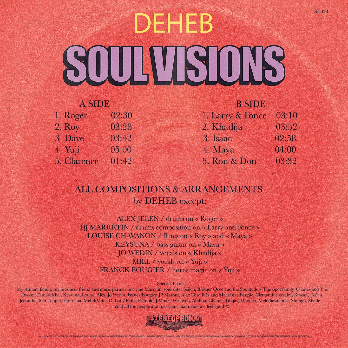 Deheb - Soul Visions Vinyl, LP, Album