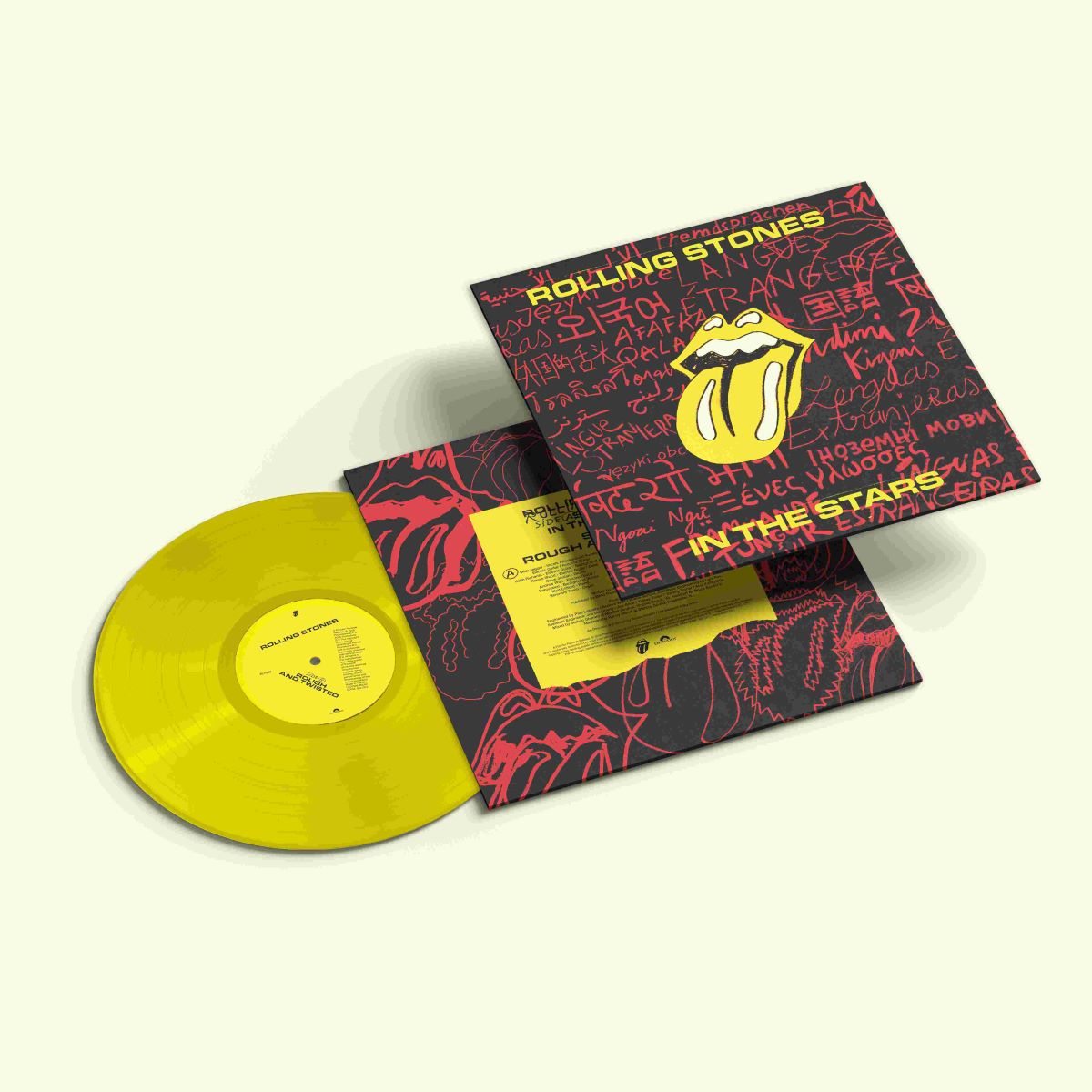 The Rolling Stones - In The Stars / Rough And Twisted Vinyl, 7" yellow