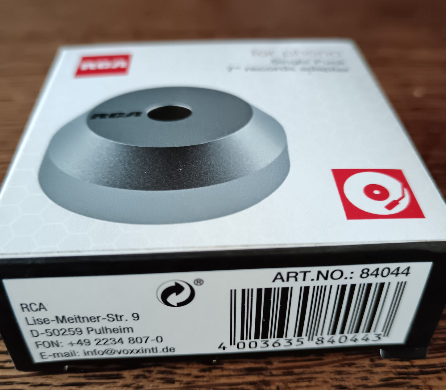 7" Adapter Puk für 45 Singles - RCA