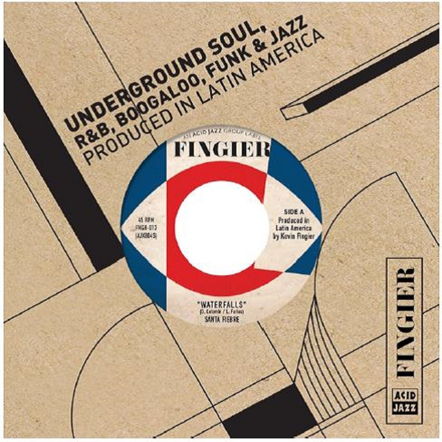 Santa Fiebre - Waterfalls / Pain Of Sights Vinyl, 7"