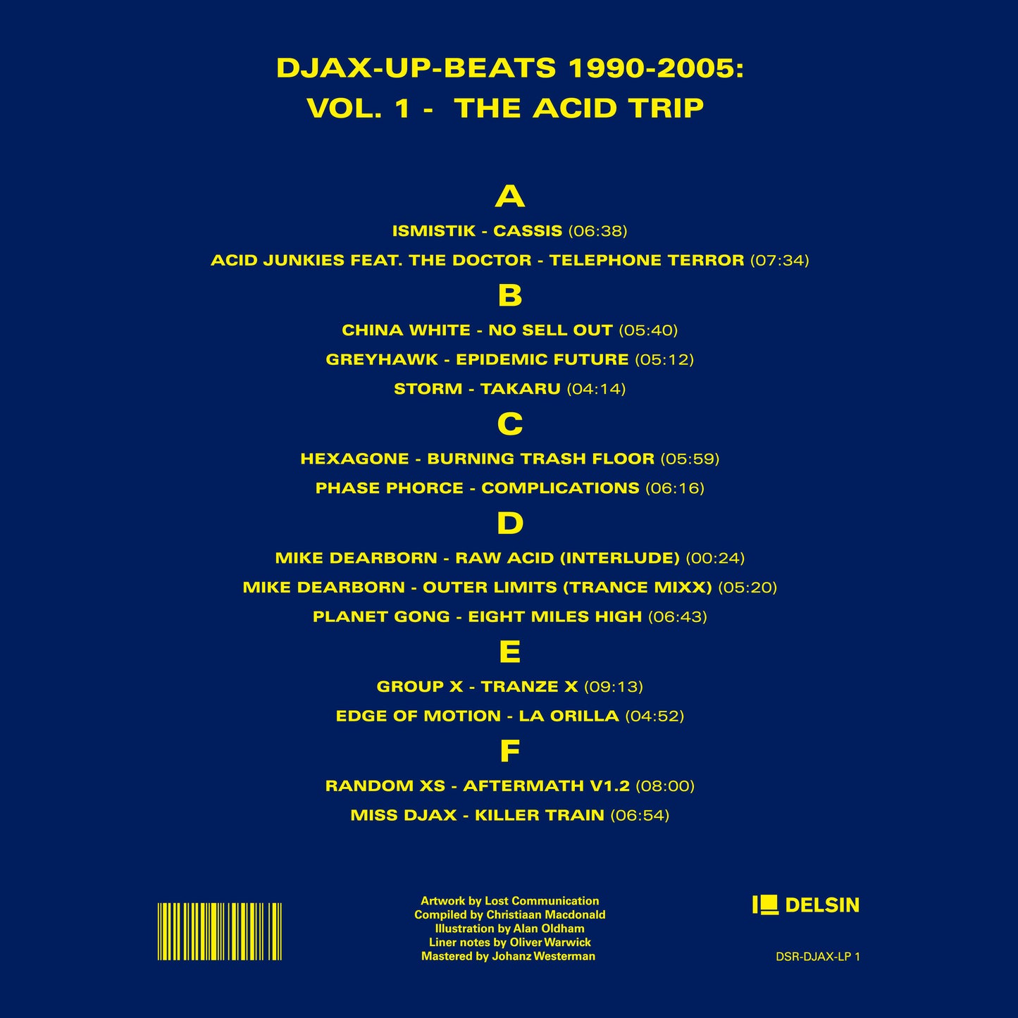 Djax-Up-Beats 1990-2005: Volume 1 - The Acid Trip 3x Vinyl, 12", Compilation