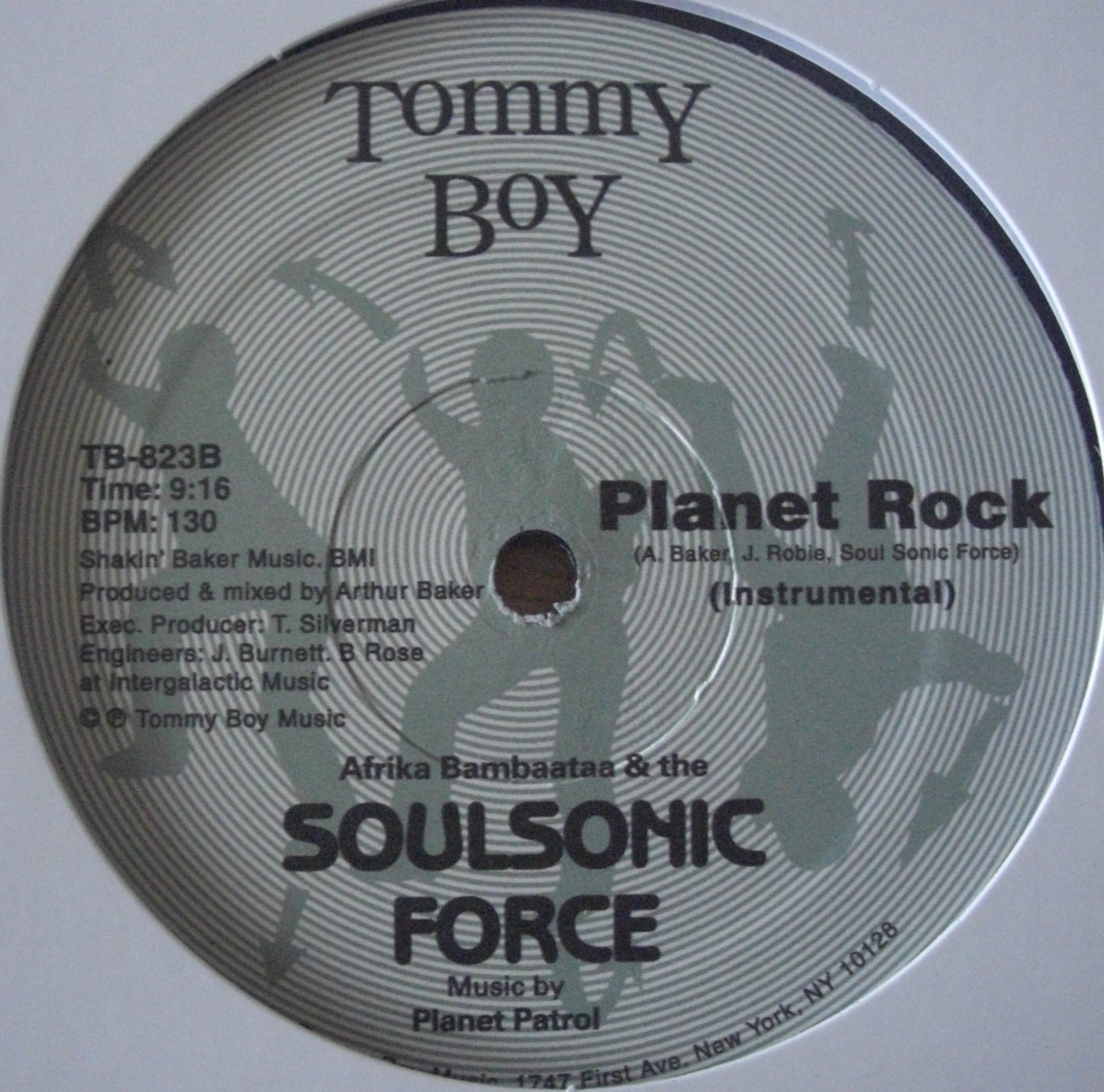 Afrika Bambaataa & The Soul Sonic Force Music By Planet Patrol – Planet Rock Vinyl, 12", Reissue