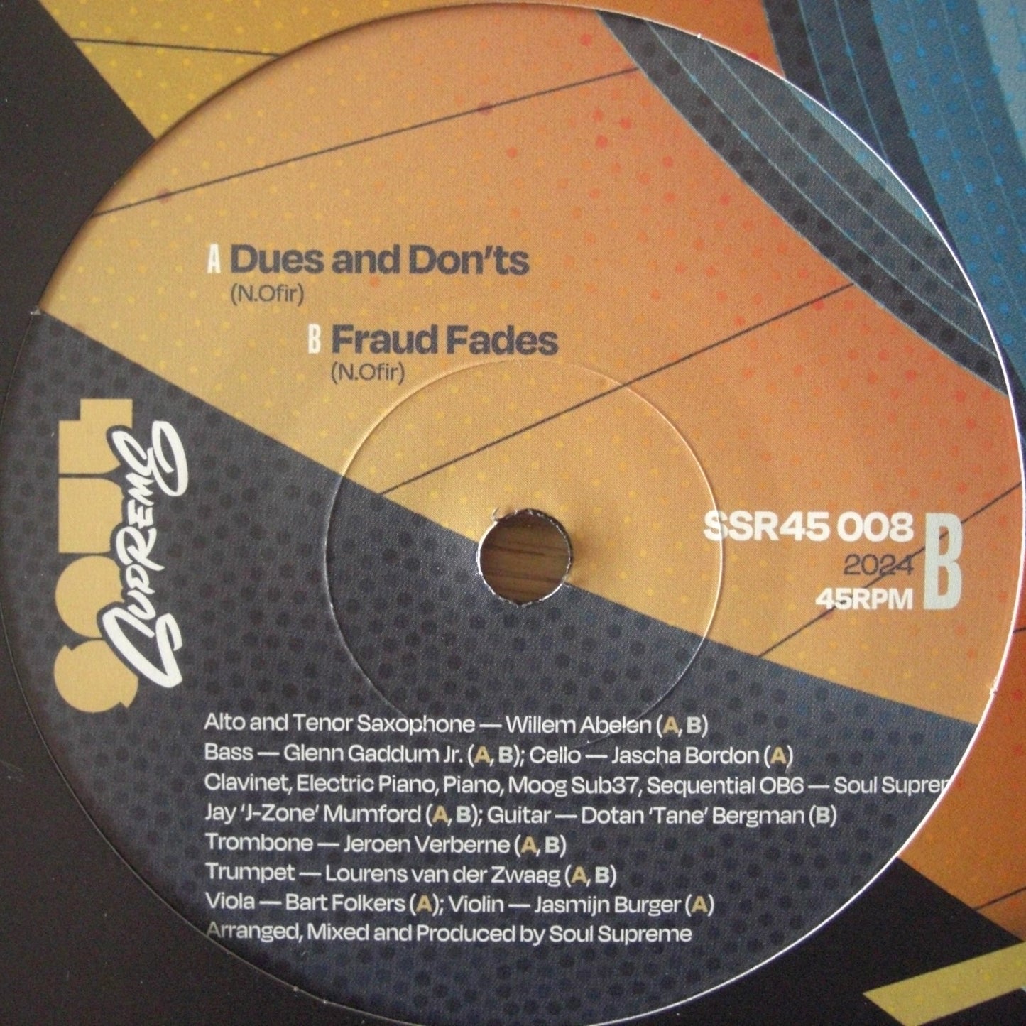 Soul Supreme – Dues and Don'ts / Fraud Fades Vinyl, 7"