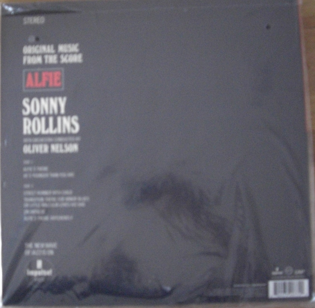 Sonny Rollins With Orchestra Conducted By Oliver Nelson – Original Music From The Score "Alfie" Vinyl, LP, Album, Reissue