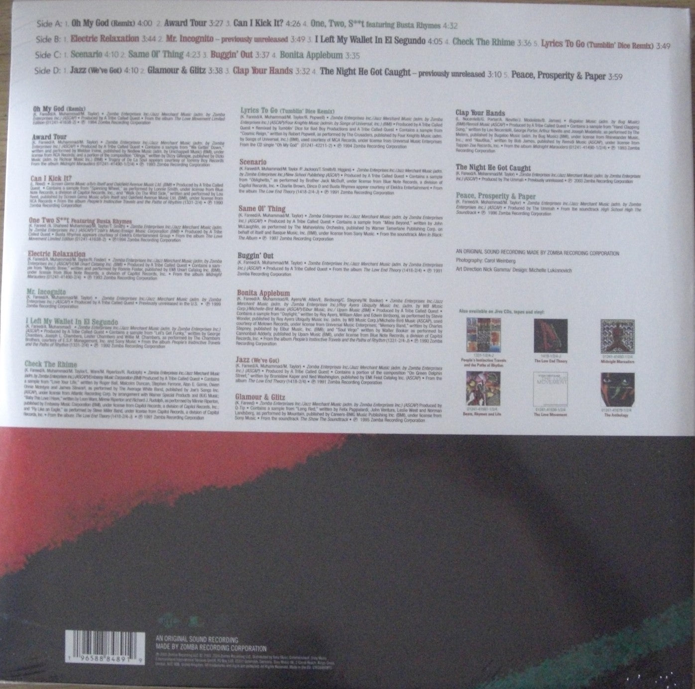 A Tribe Called Quest – Hits, Rarities & Remixes 2 x Vinyl, LP, Compilation, Reissue 2025