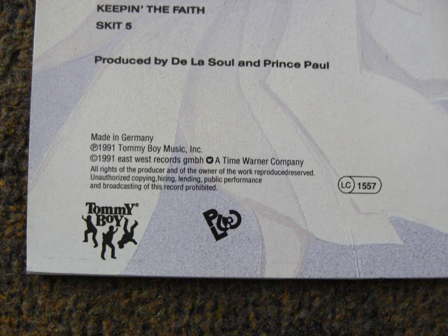 De La Soul – De La Soul Is Dead Vinyl, LP, Album EU 1991