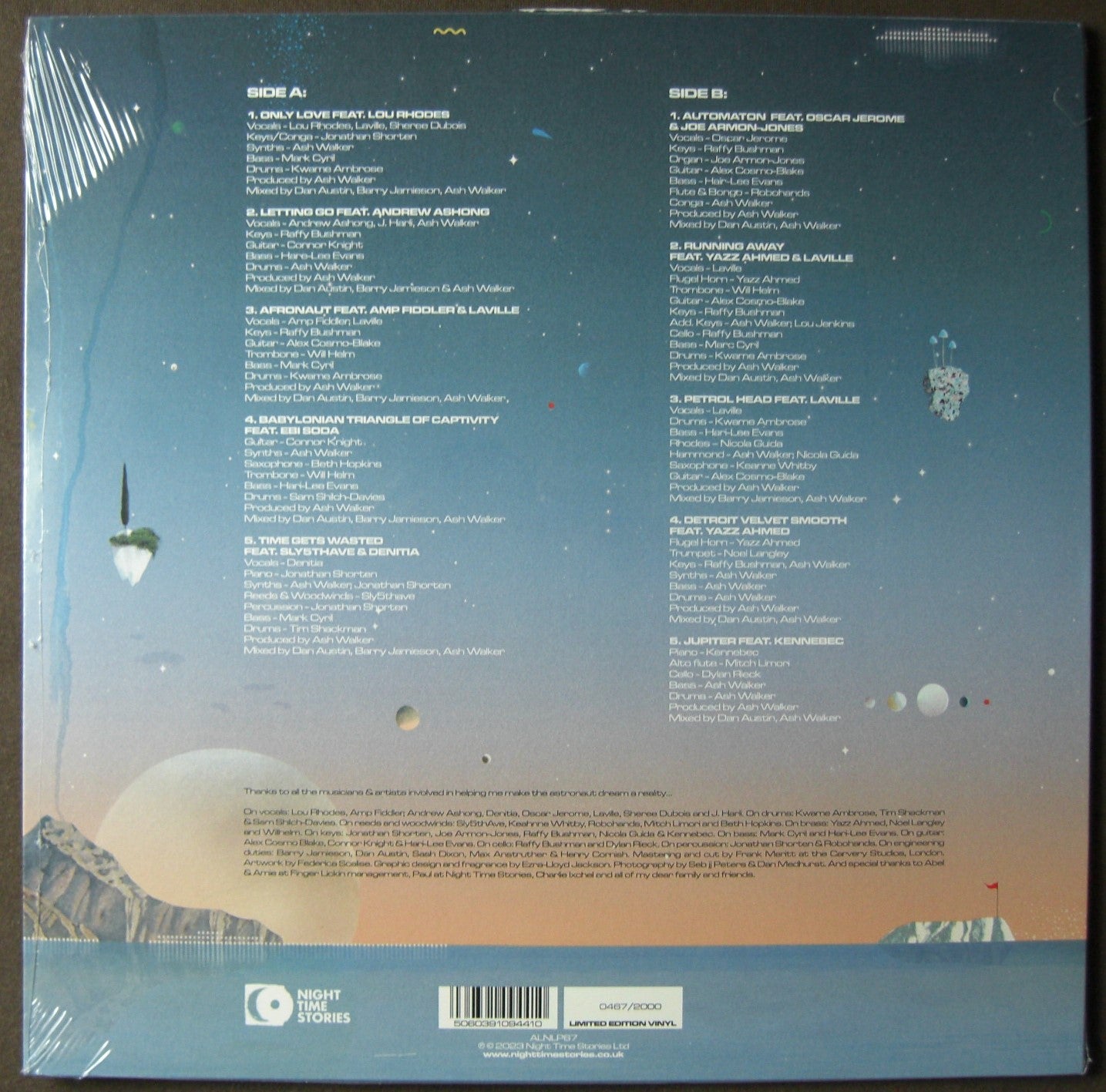 Ash Walker – Astronaut Vinyl, LP, Album, Limited Edt rose