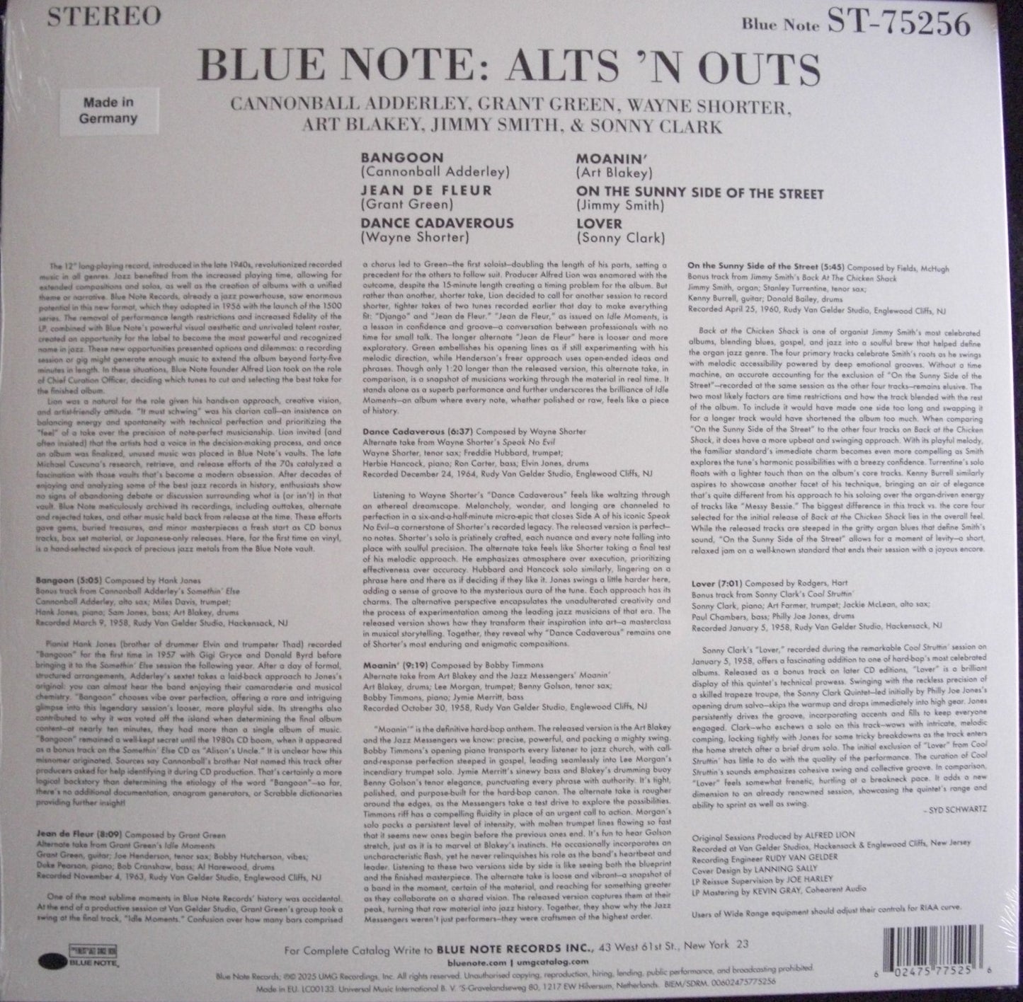 Various – Blue Note: Alts'n Outs Vinyl, LP, Compilation RSD 2025