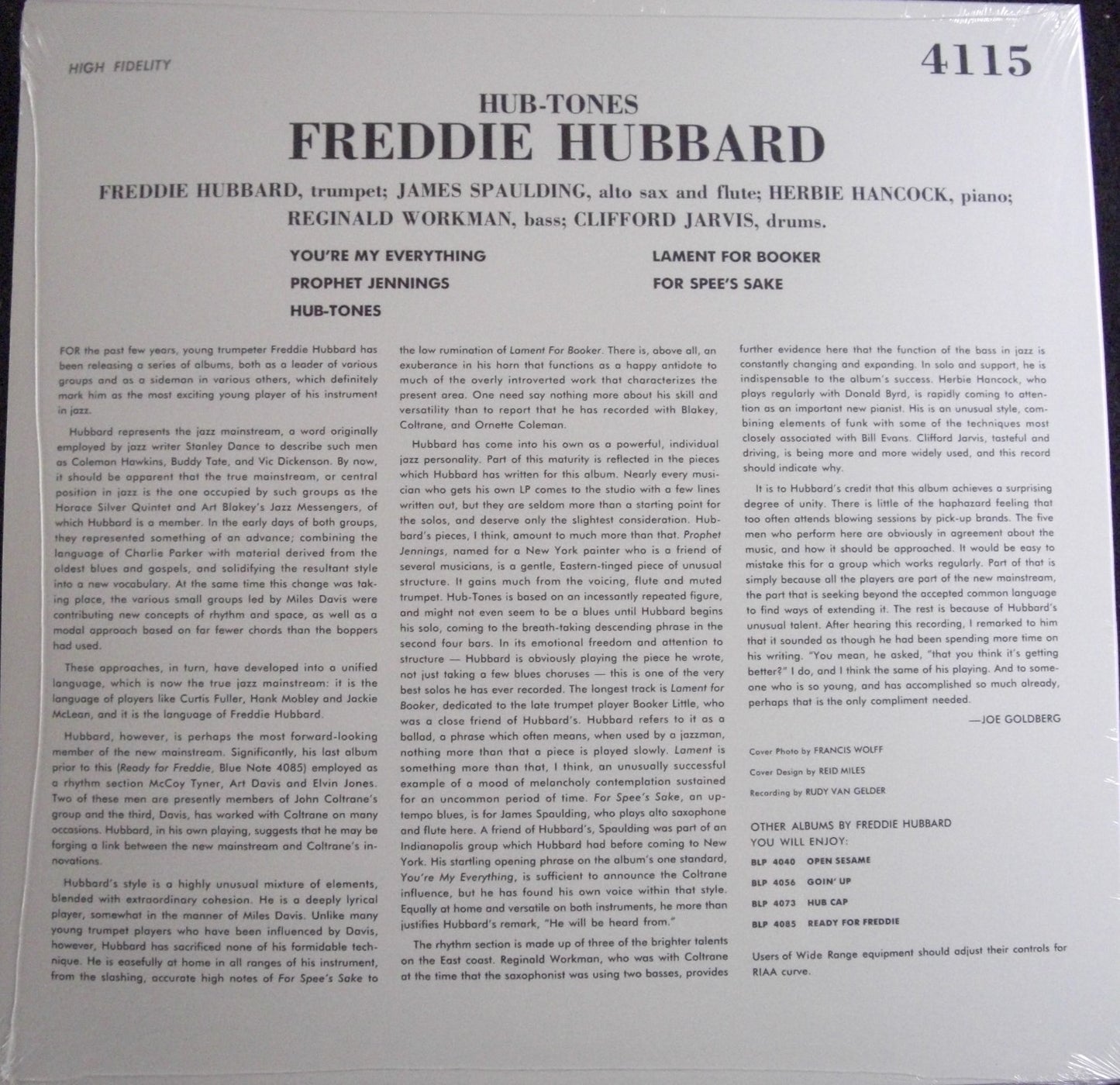 Freddie Hubbard – Hub-Tones Vinyl, LP, Reissue