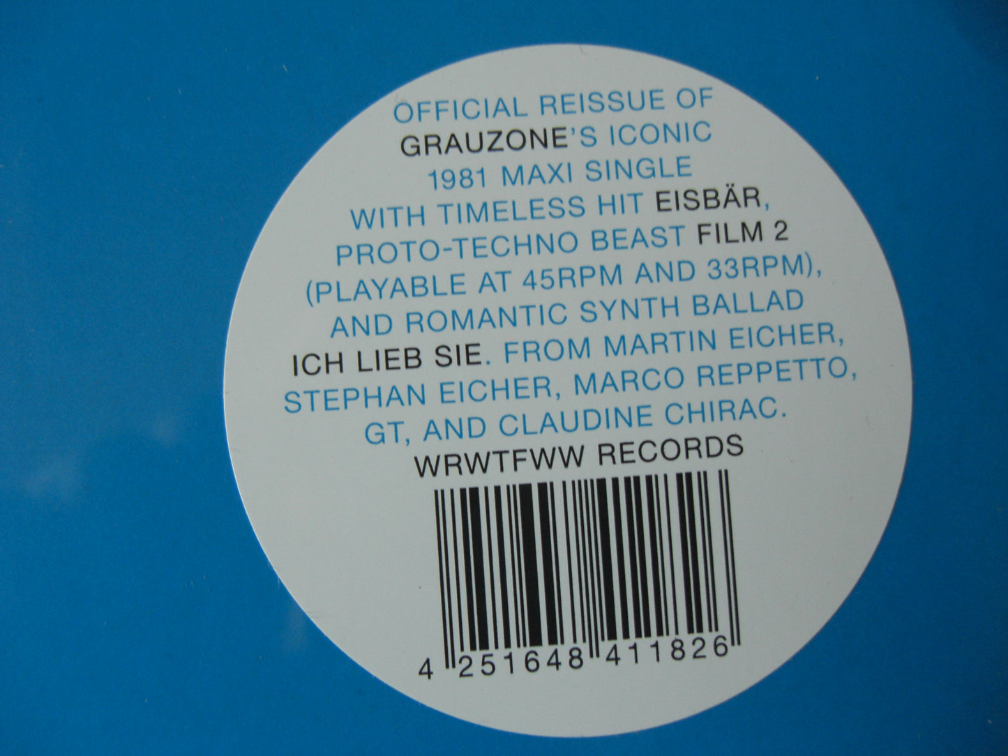 Zona Gris – Vinilo Eisbær (Oso Polar), 12", Maxi