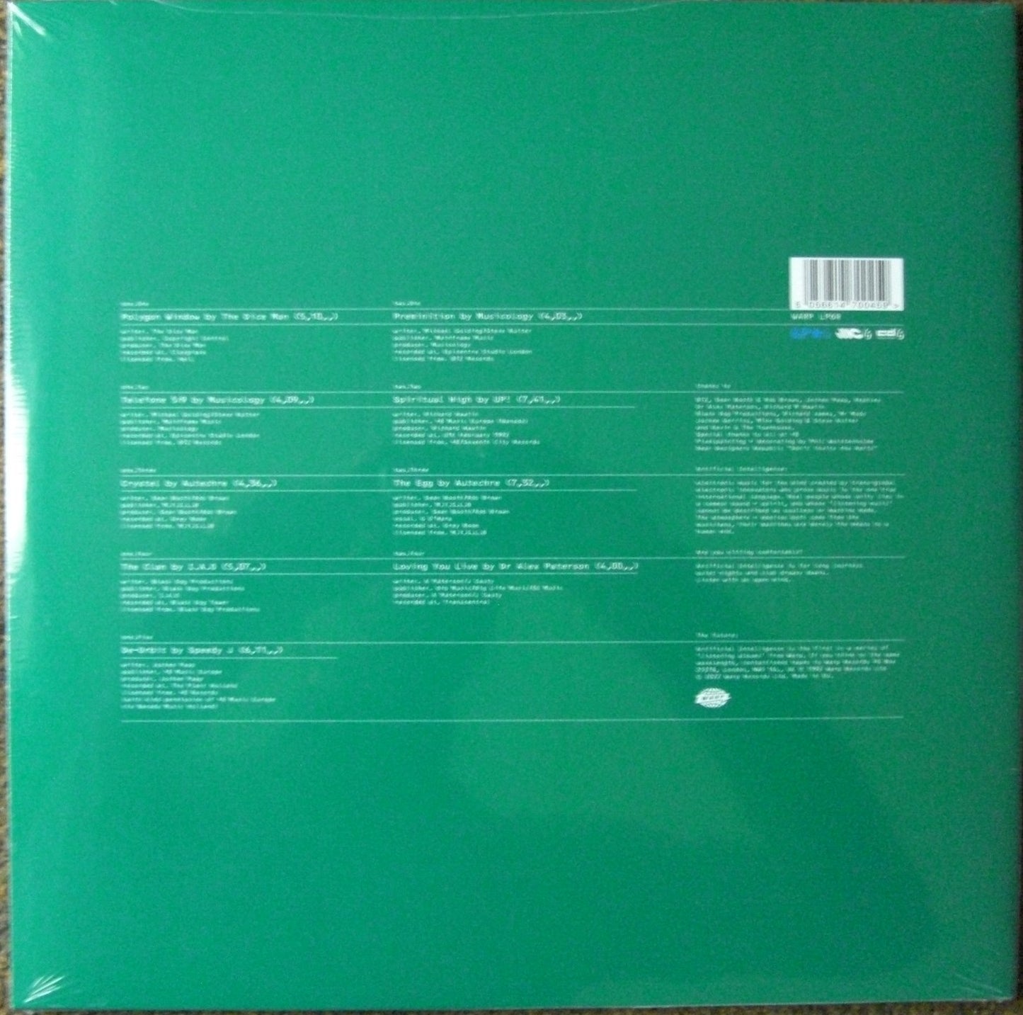 Various – Artificial Intelligence (1st) Vinyl, LP, Compilation