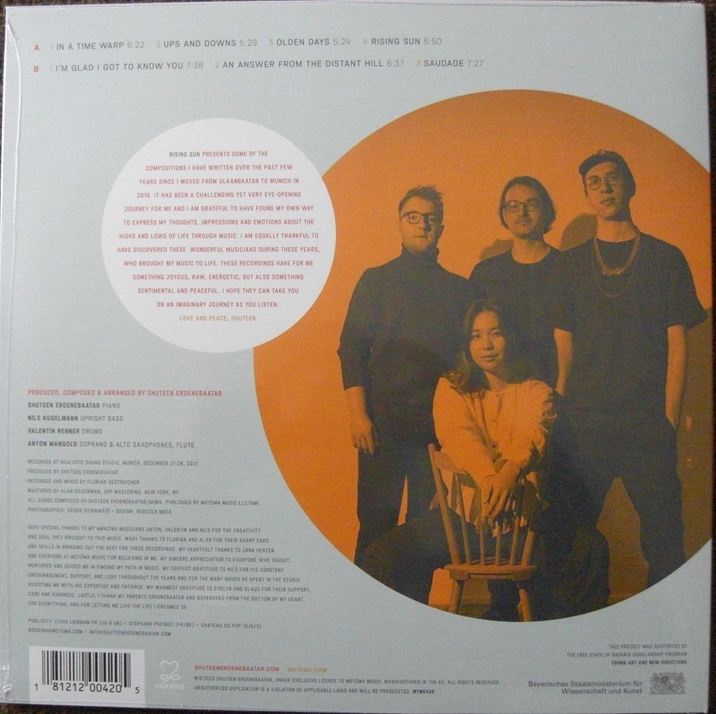 Shuteen Erdenebaatar Quartet – Rising Sun Vinilo, LP, Álbum