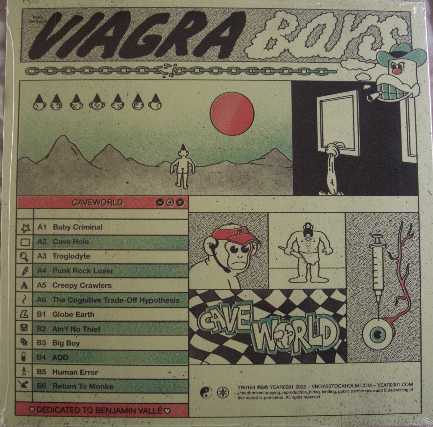 Viagra Boys – Cave World Vinyl, LP, Album, Reissue, 3rd repress