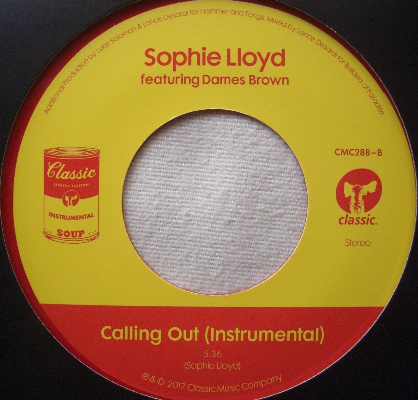 Sophie Lloyd Featuring Dames Brown – Calling Out Vinyl, 7" red
