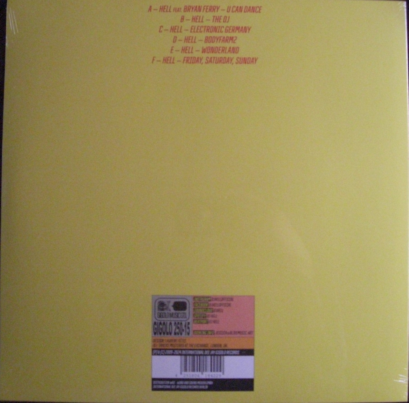 DJ Hell - Teufelswerk (15th Anniversary Edt) 3x Vinyl, LP, Album, Reissue, colored