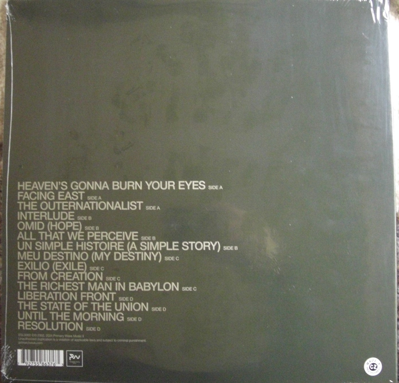 Thievery Corporation – The Richest Man In Babylon 2x Vinyl, LP, Album, Reissue 2025