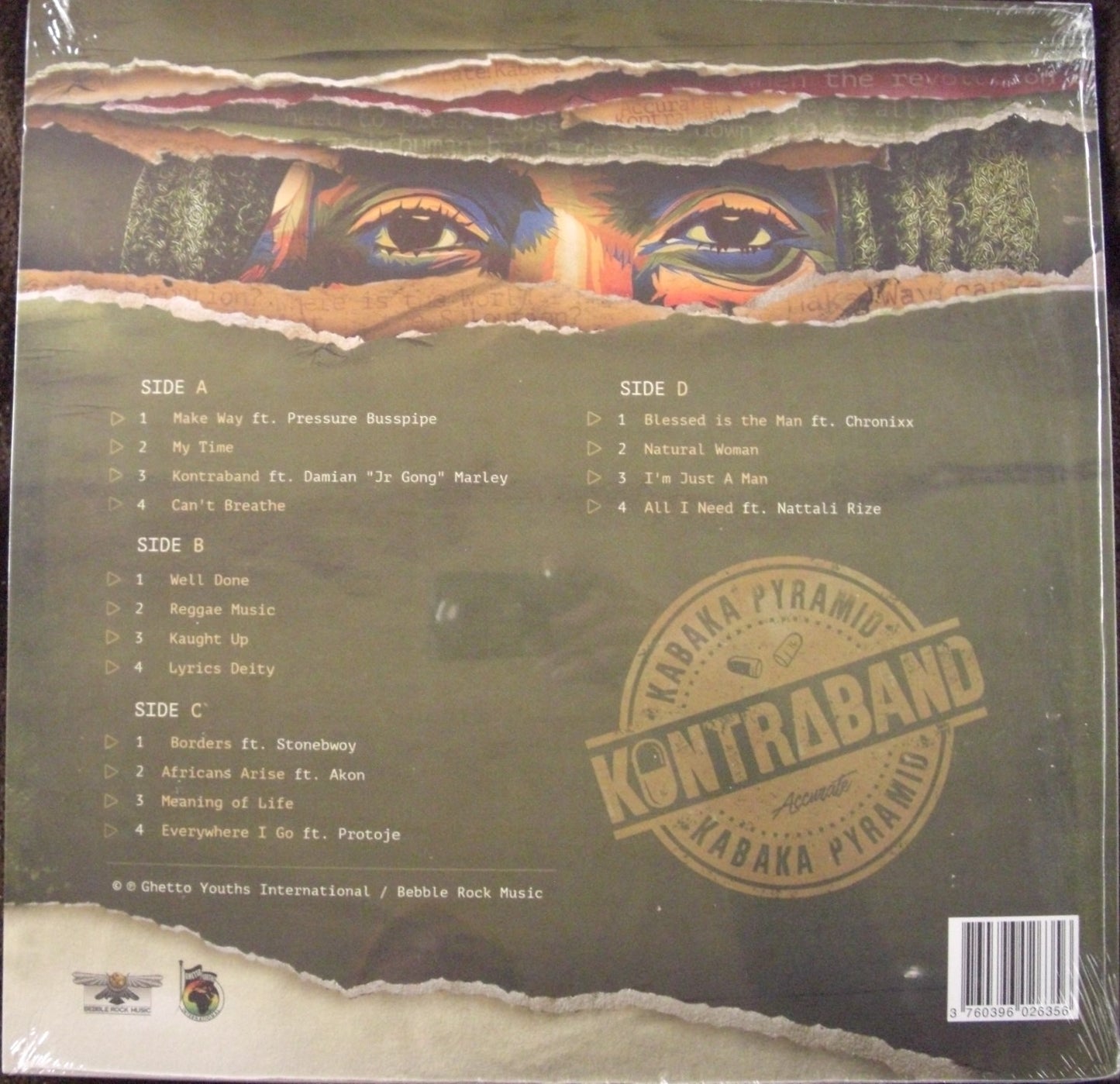 Kabaka Pyramid – Kontraband 2 x Vinyl, LP, Album, Reissue