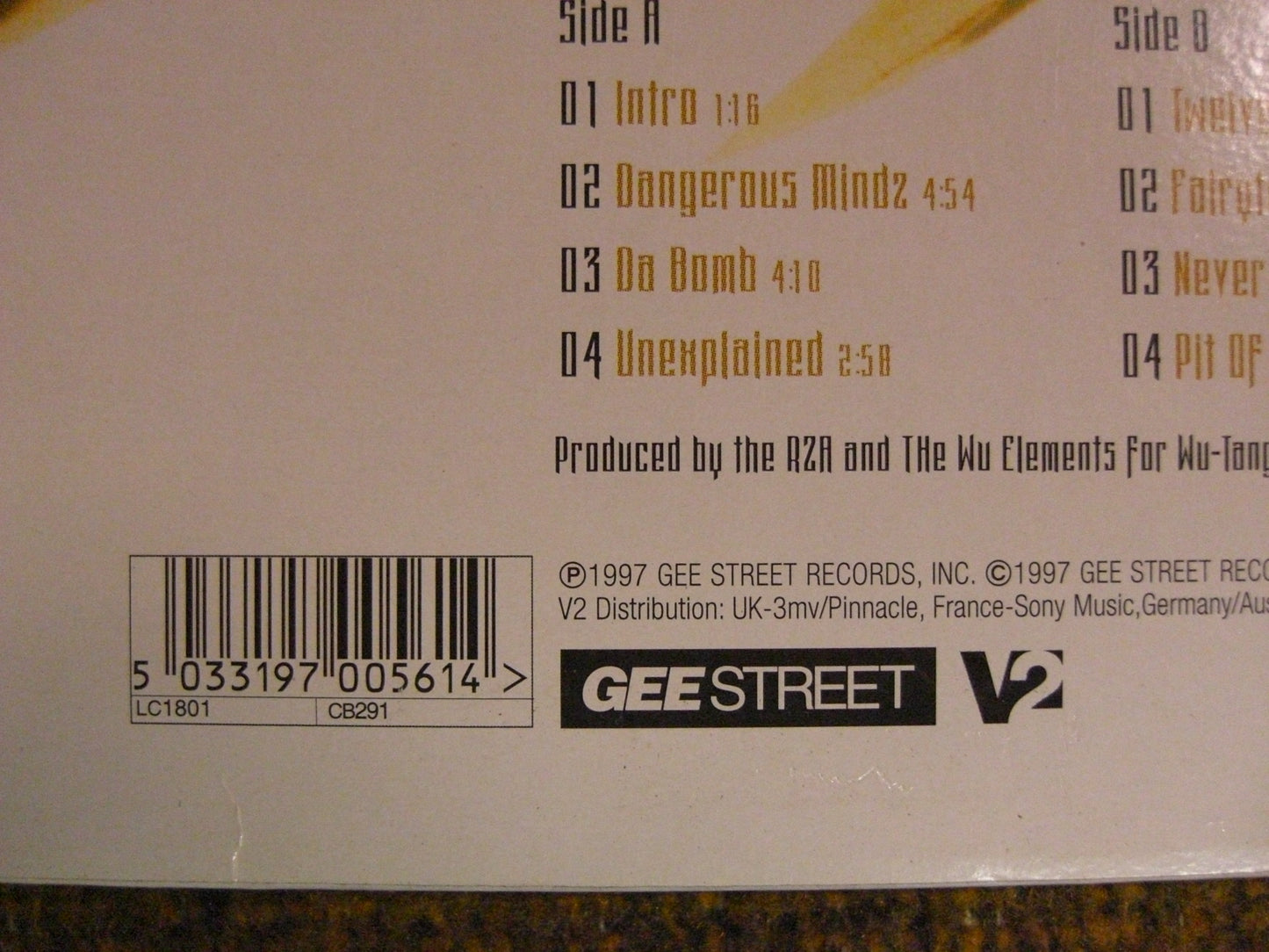 Gravediggaz – The Pick, The Sickle And The Shovel 2x LP Vinyl Album EU 1997