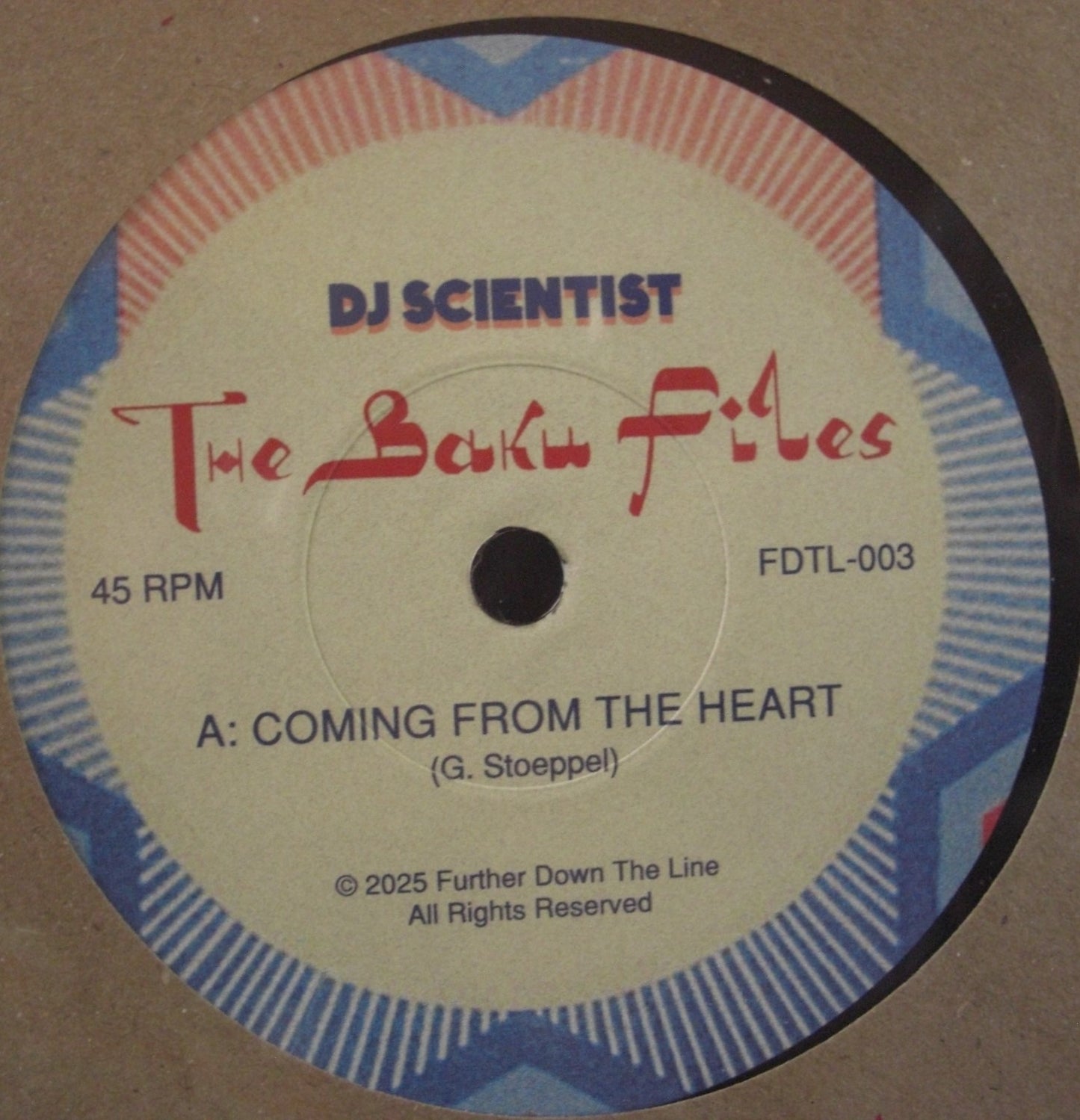 DJ Scientist – The Baku Files Vinyl, 7"