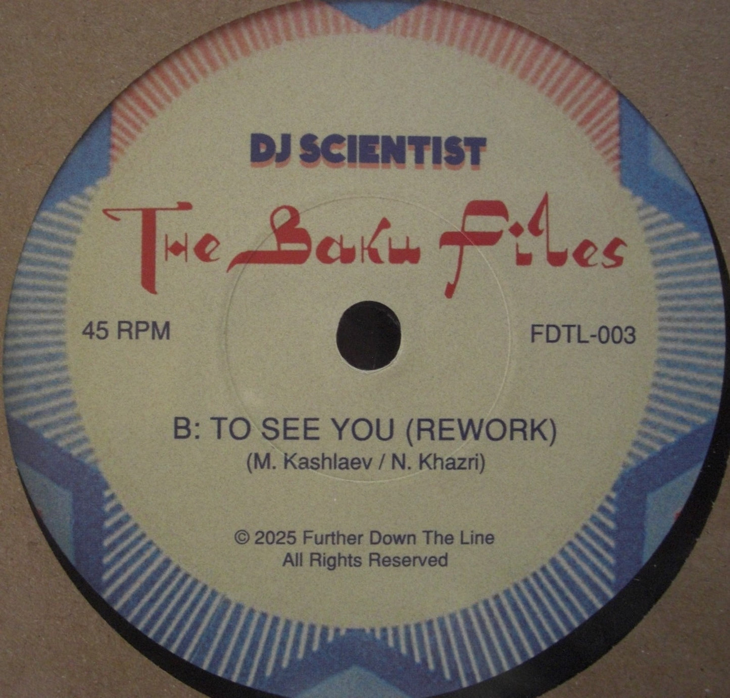 DJ Scientist – The Baku Files Vinyl, 7"