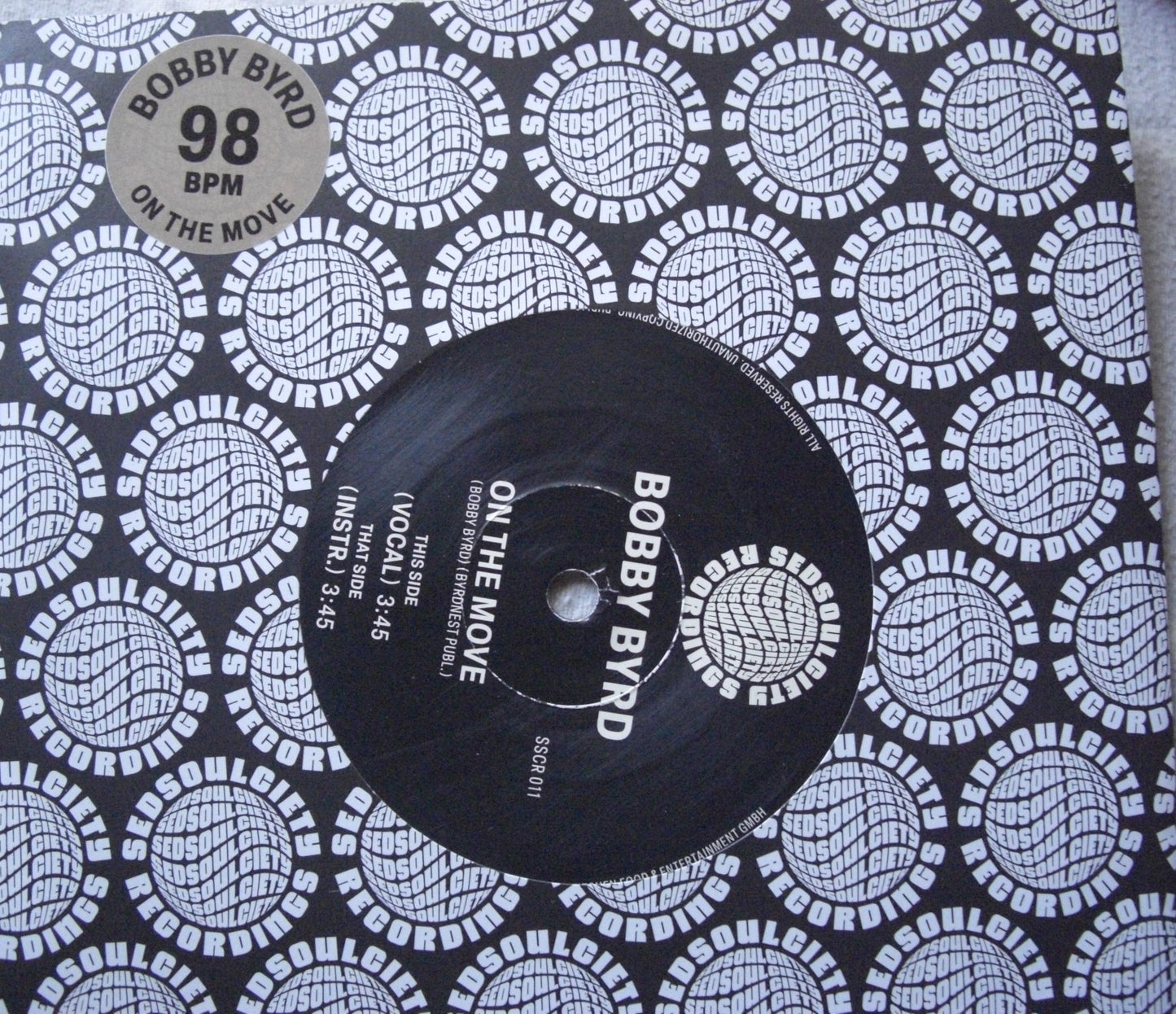 Bobby Byrd – On The Move Vinyl, 7"