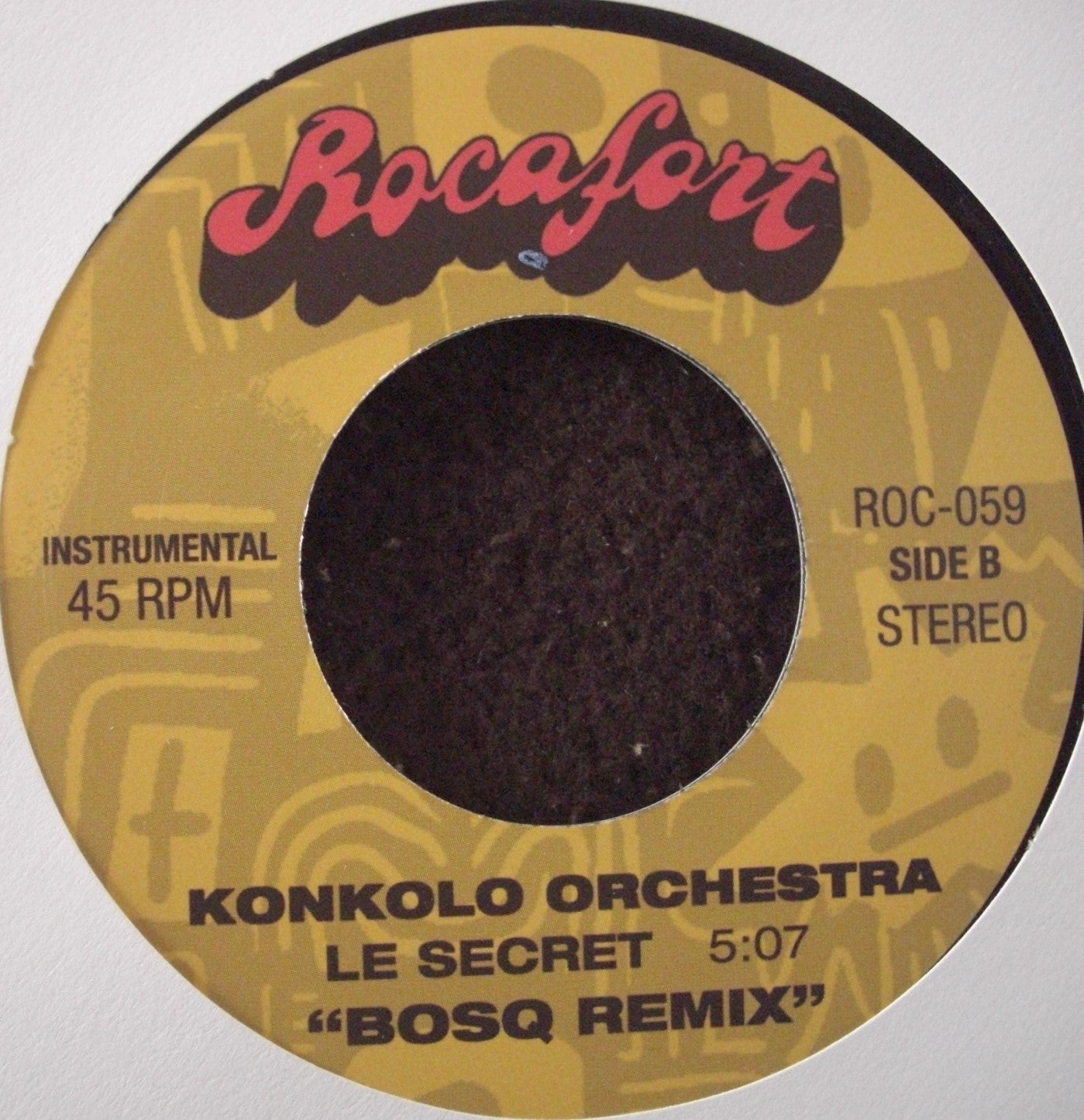 Konkolo Orchestra – Le Secret (Bosq Remix) Vinyl, 7"