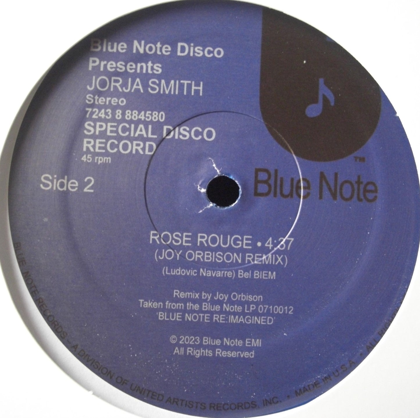 St Germain, Jorja Smith – Rose Rouge Vinyl, 12", Reissue blue