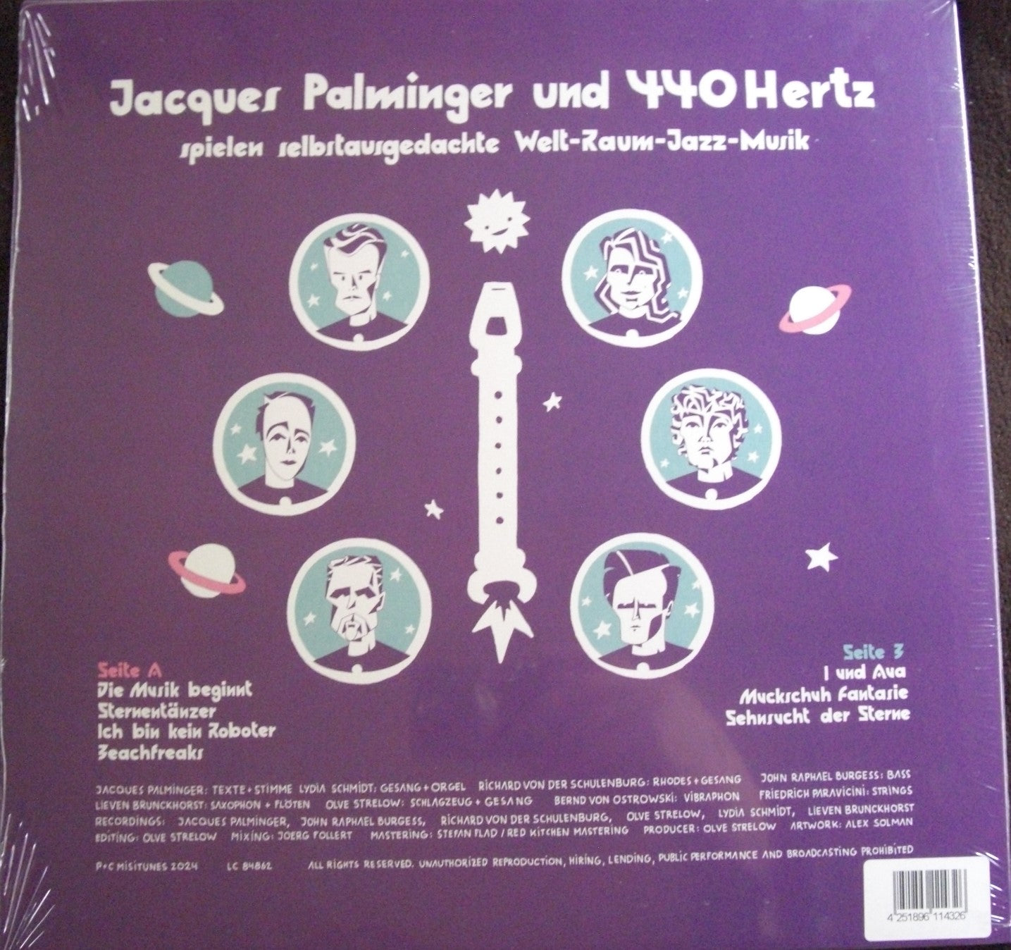 Jacques Palminger, 440 Hertz Trio – Die Sehnsucht der Sterne Vinyl, LP, Album