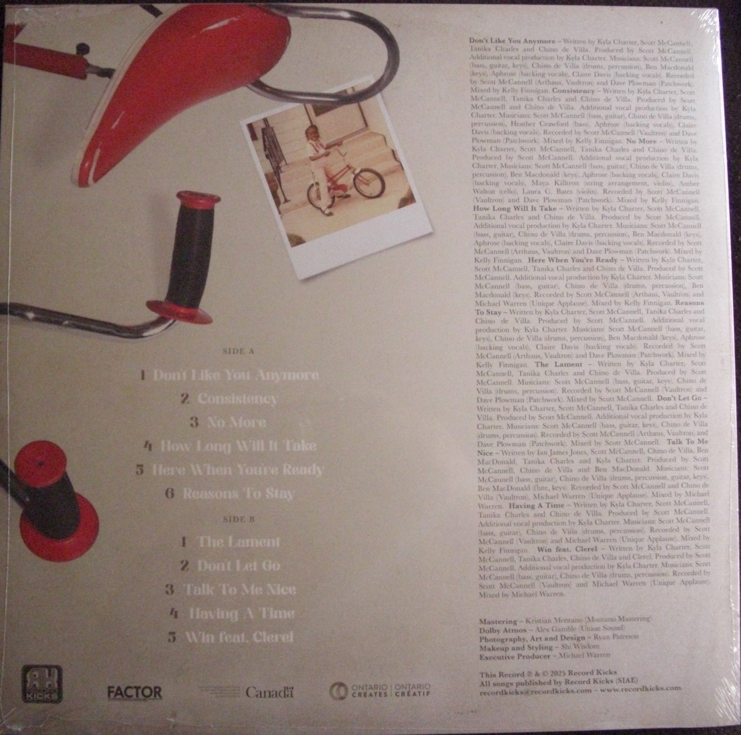 Tanika Charles – Reasons To Stay Vinyl, LP, Album, Limited Edt clear