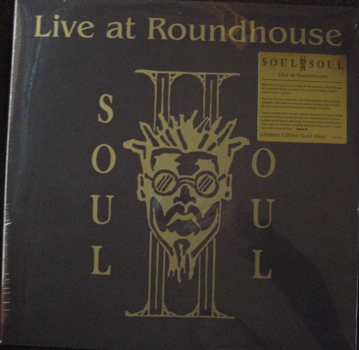 Soul II Soul - Live At The Roundhouse 2 x Vinyl, LP, Compilation Limited Edt gold