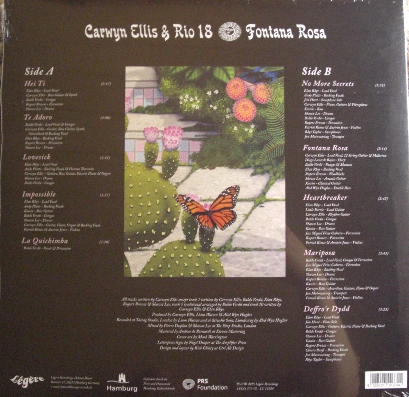 Carwyn Ellis & Rio 18 – Fontana Rosa Vinyl, LP, Album