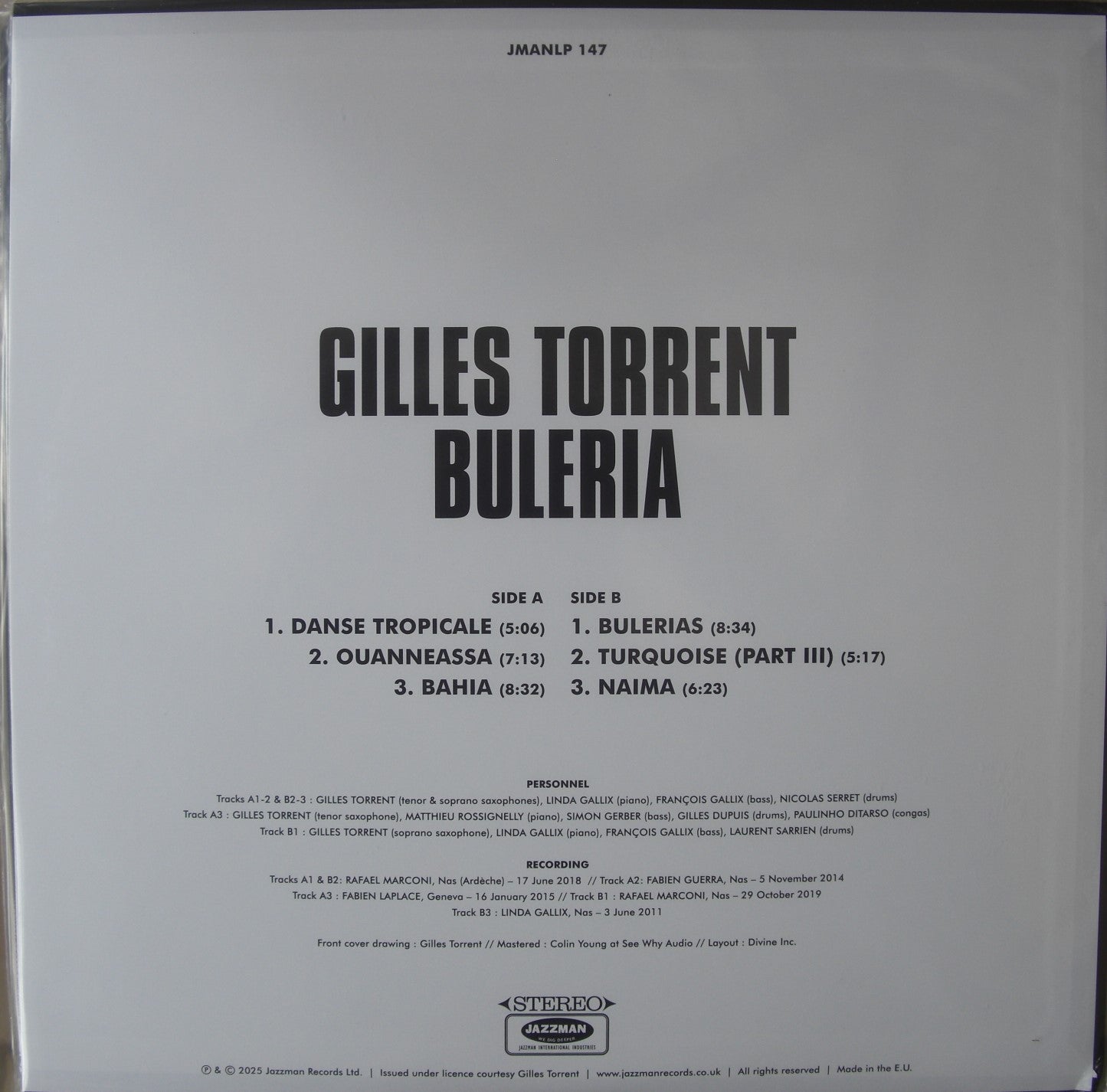 Gilles Torrent – Buleria Vinyl, LP, Album