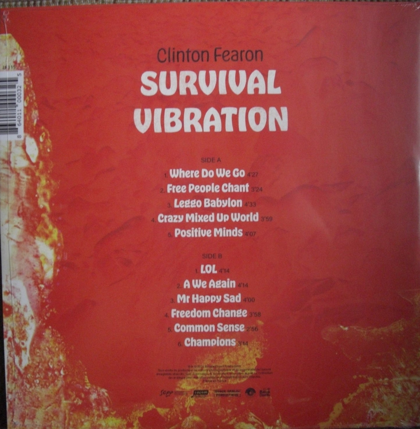 Clinton Fearon – Survival Vibration Vinyl, LP, Album