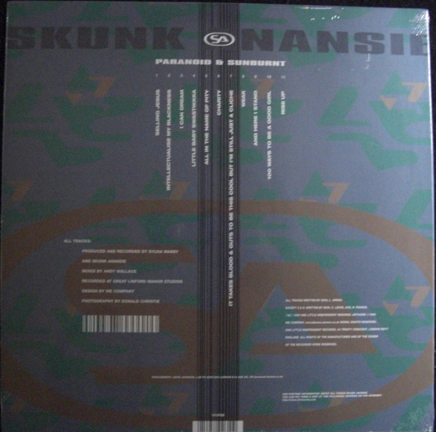 Skunk Anansie – Paranoid & Sunburnt Vinyl, LP, Album, Reissue