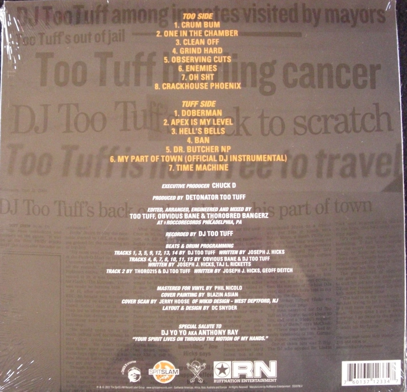 DJ Too Tuff – Behold The Detonator Vinyl, LP, Album red