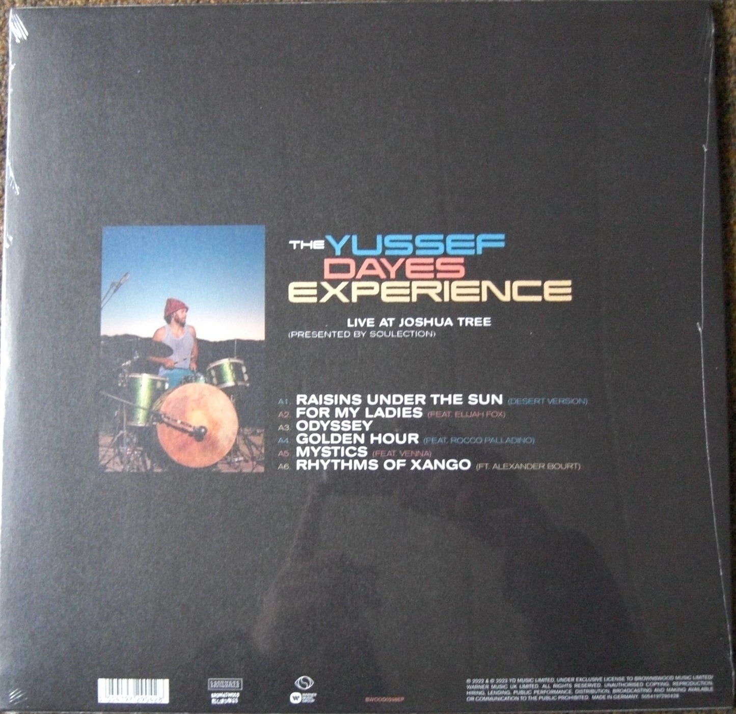 The Yussef Dayes Experience - Vinilo en vivo en Joshua Tree, 12 ", una cara, EP