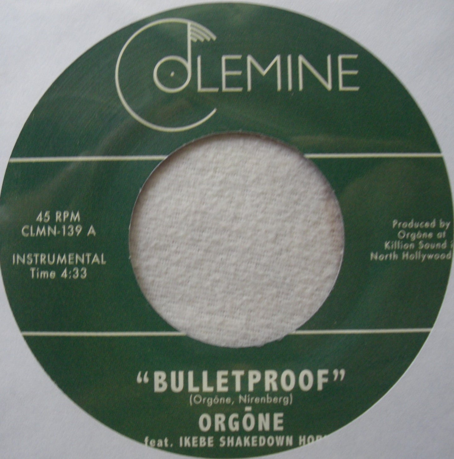 Orgone – Bulletproof / P.C.H. Vinyl, 7"