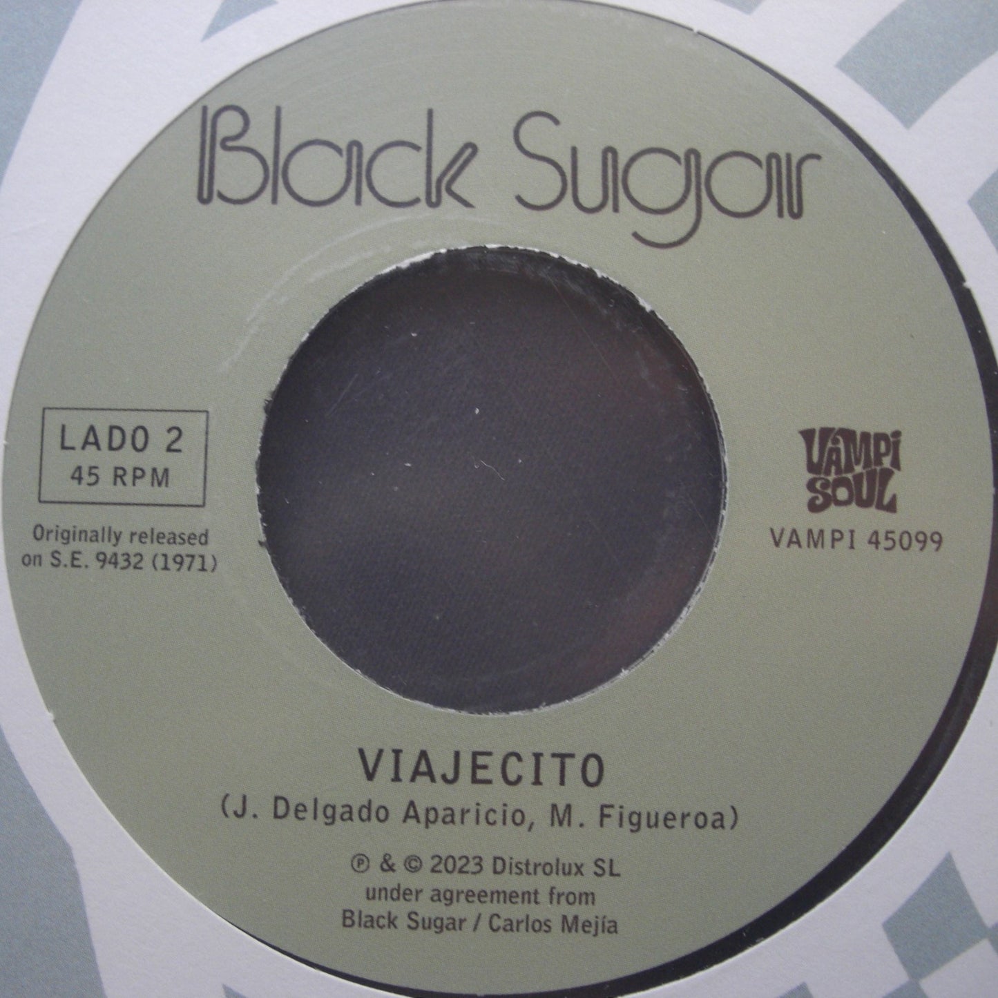 Beto Villena with We All Together / Black Sugar – Suavecito / Viajecito Vinyl, 7"