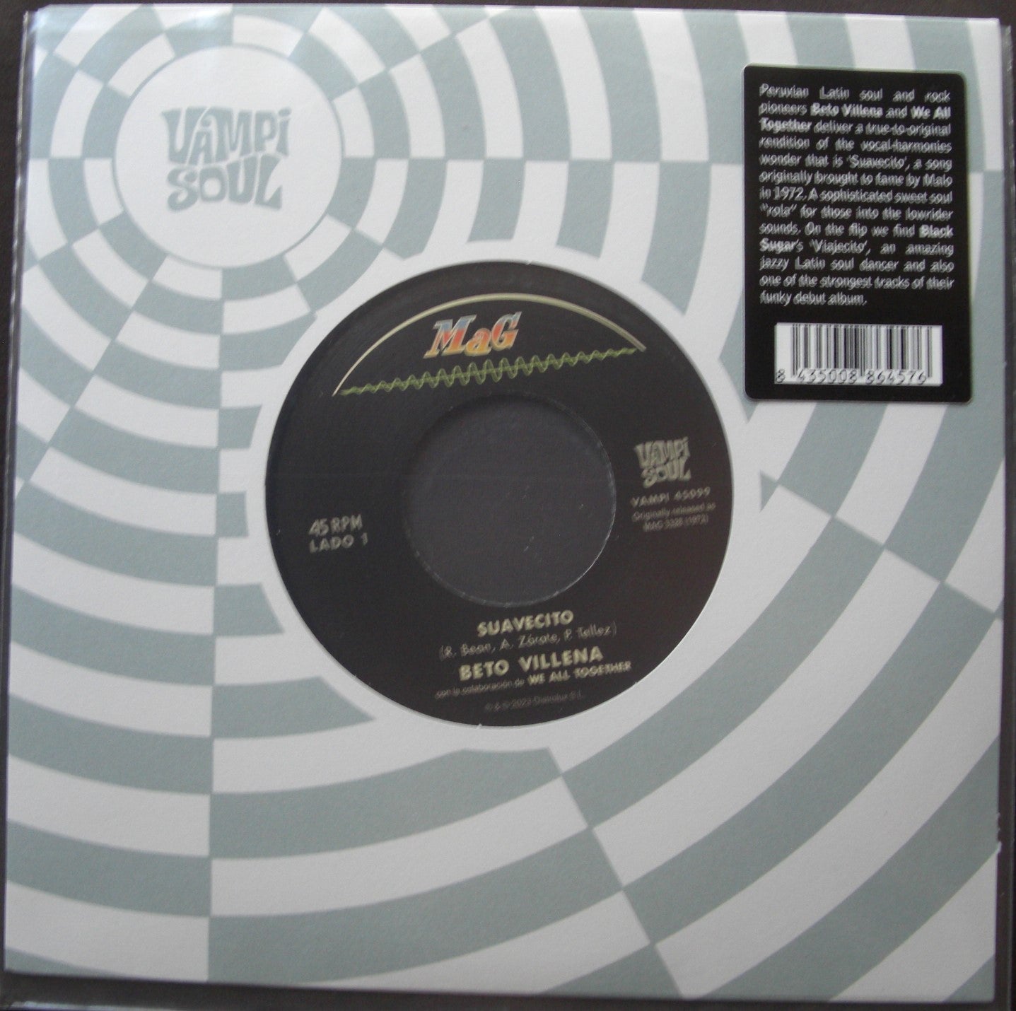Beto Villena with We All Together / Black Sugar – Suavecito / Viajecito Vinyl, 7"