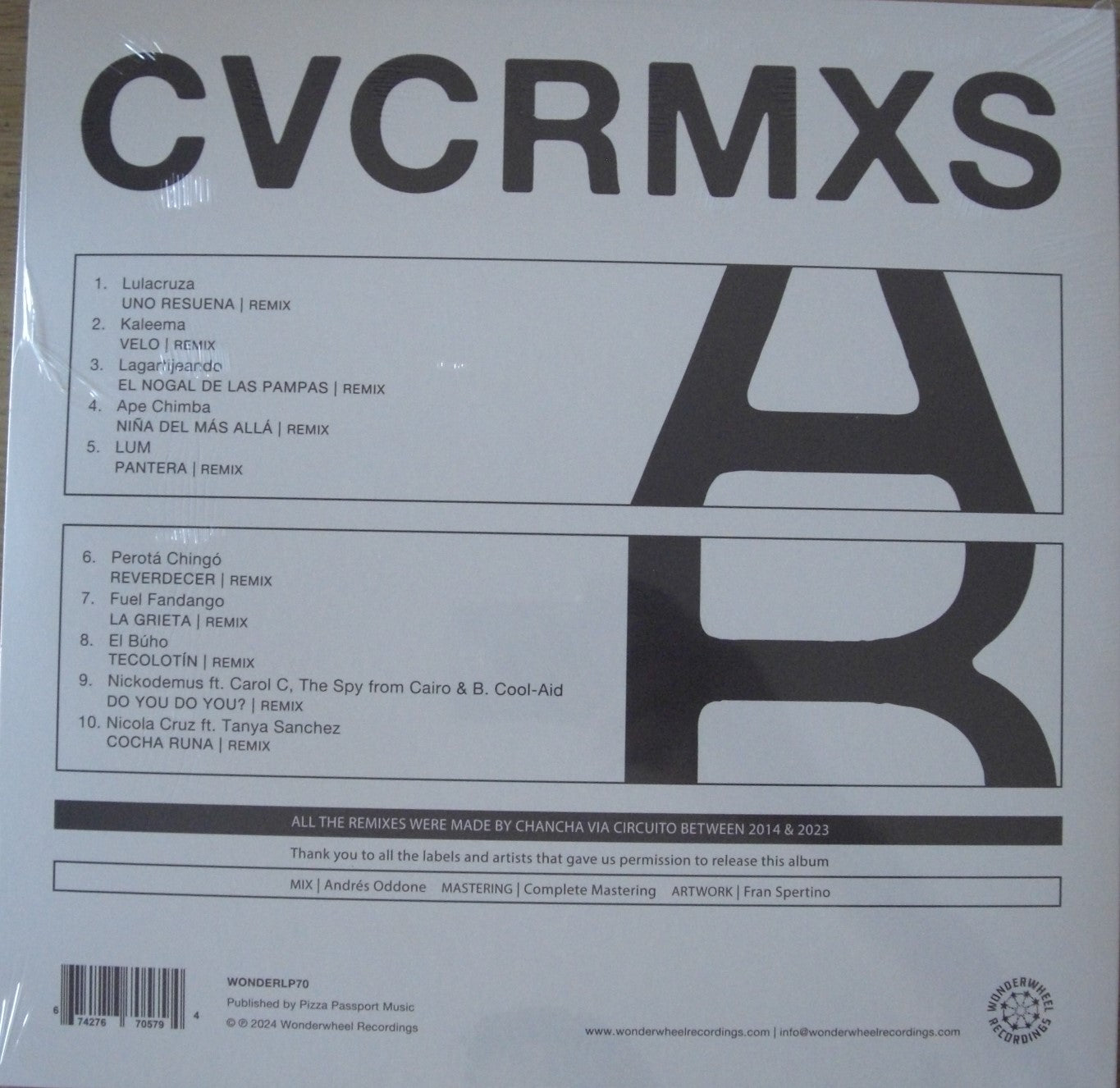 Various – Chancha Vía Circuito Remixes (CVCRMXS) Vinyl, LP, Compilation blue