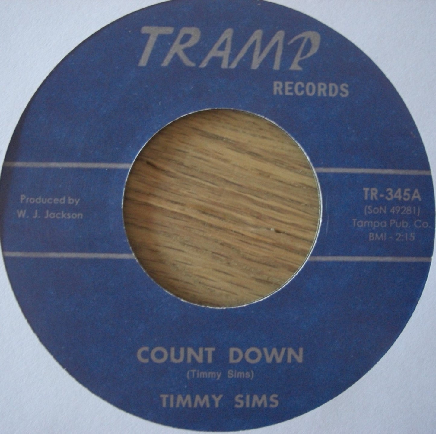 Timmy Sims – Count Down / Corporation Vinyl, 7"