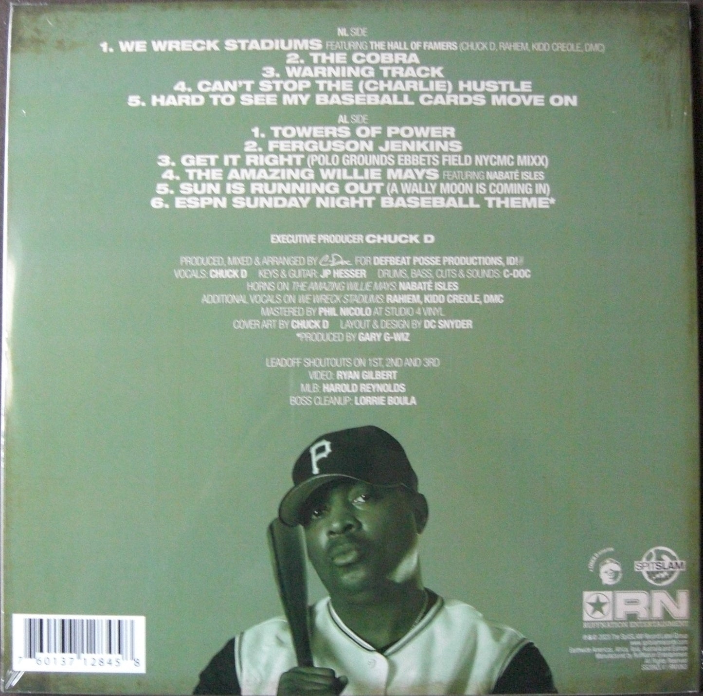 Chuck D as Mistachuck – We Wreck Stadiums Vinyl, LP, Album Coke Bottle Clear