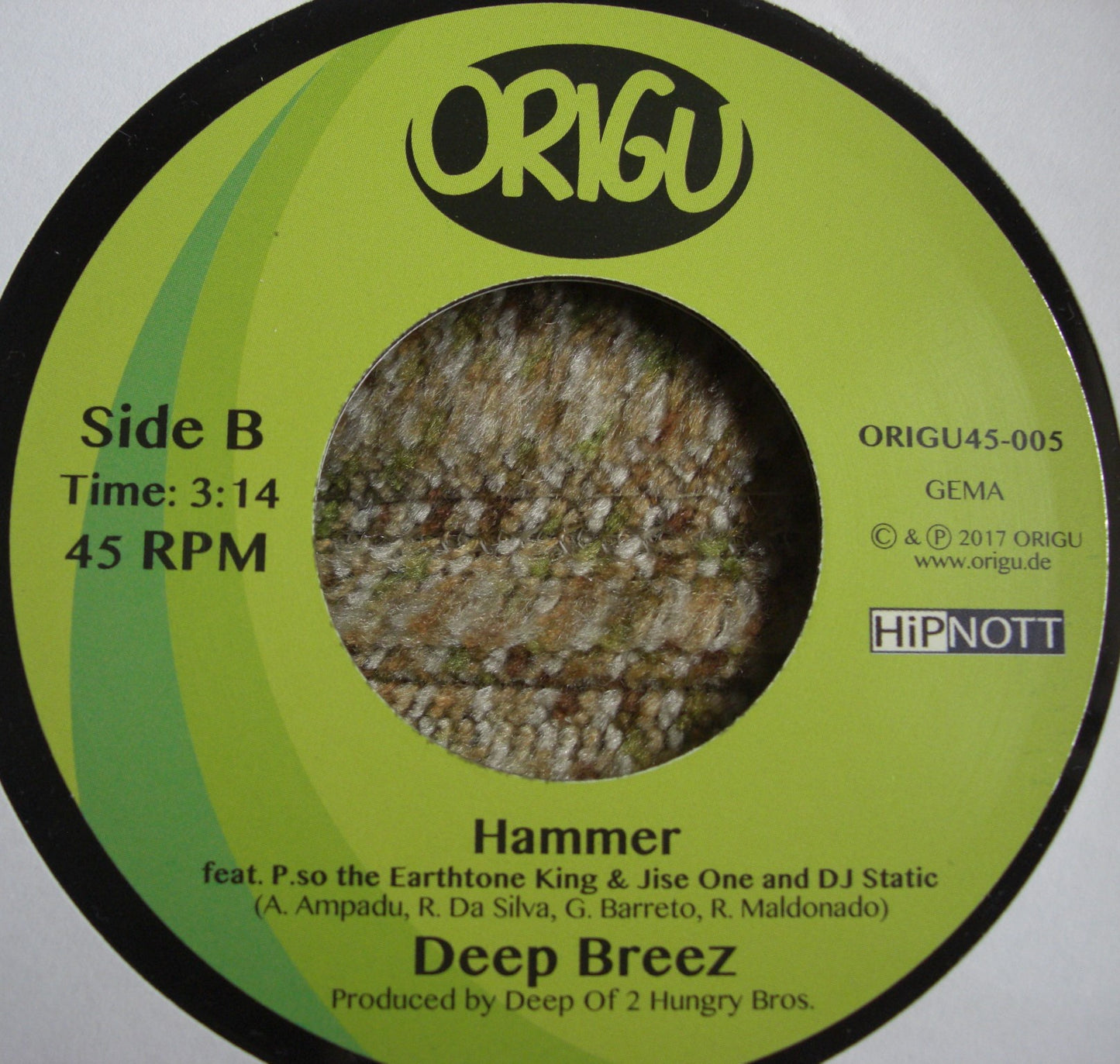 Deep Breez – Project Draw / Hammer Vinyl, 7"