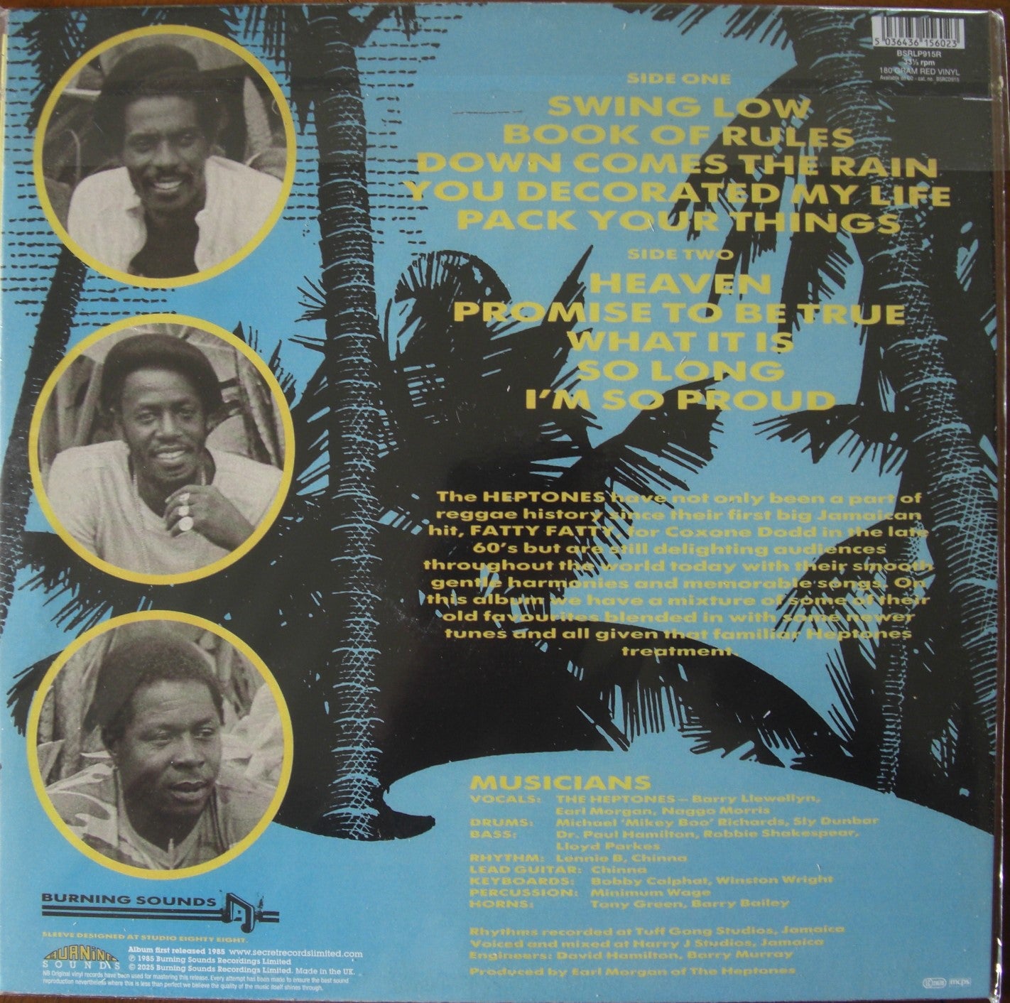 The Heptones – Swing Low Vinyl, LP, Album, Reissue red