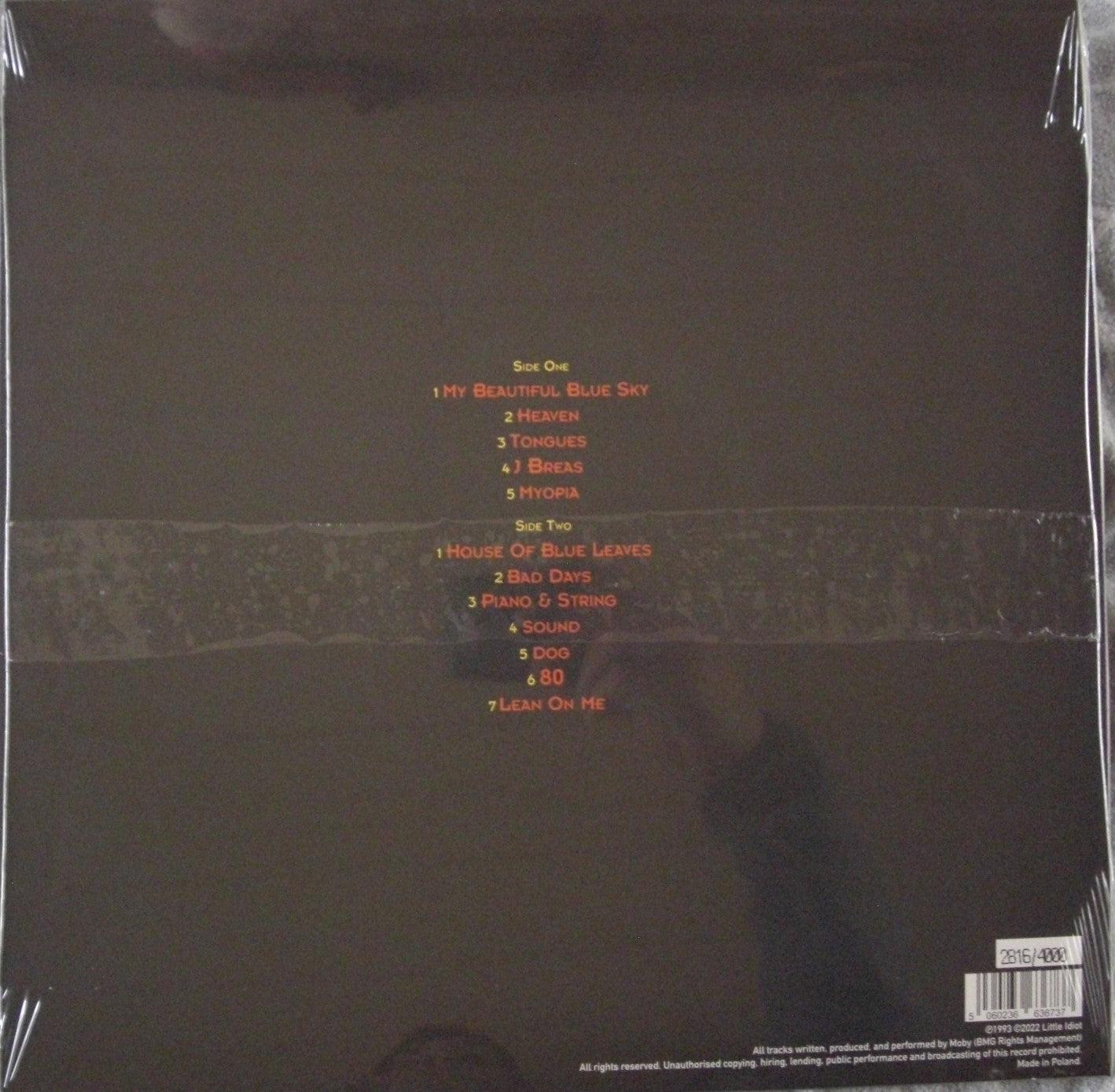 Moby – Ambient Vinyl, LP, Album, Reissue clear