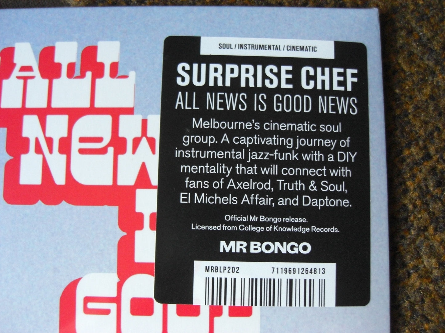 Chef sorpresa – Todas las noticias son buenas noticias Vinilo, LP, Álbum