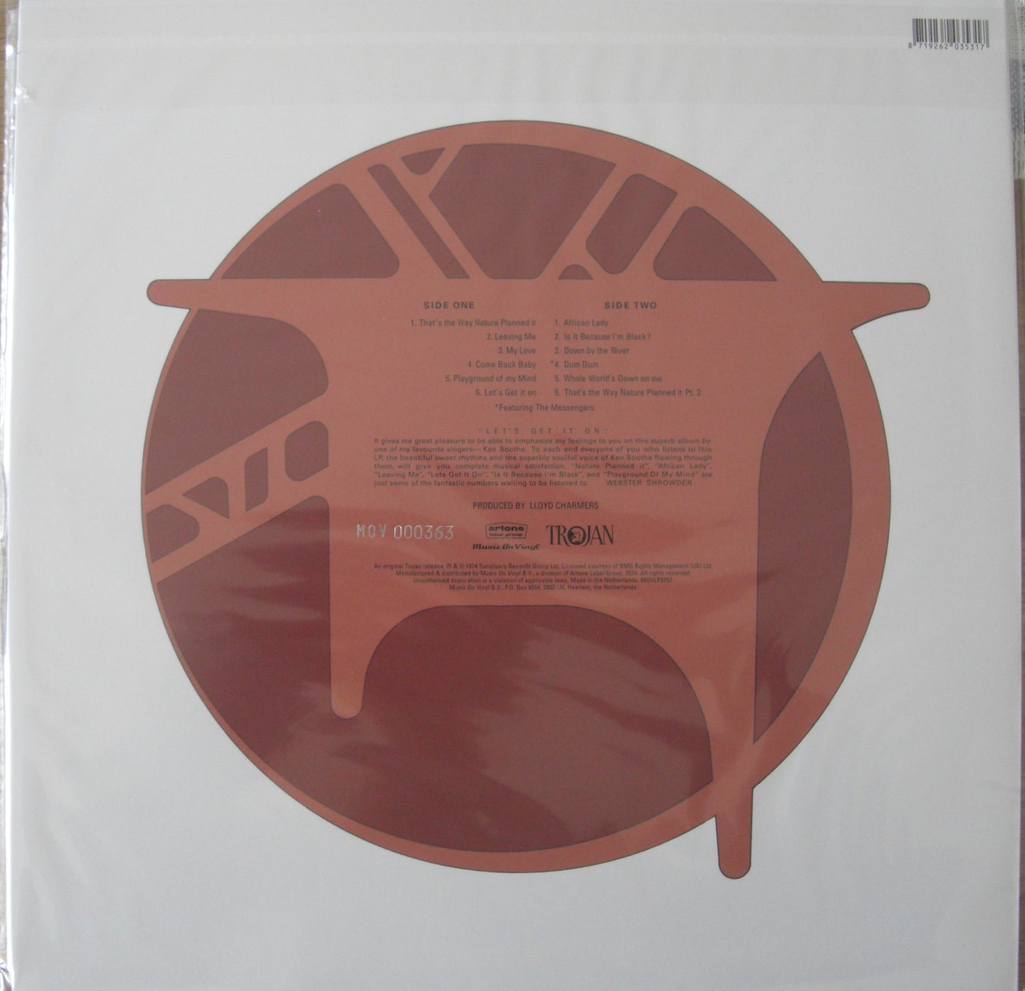 Ken Boothe – Let's Get It On Vinyl, LP, Album, Limited Edt, Numbered, Reissue