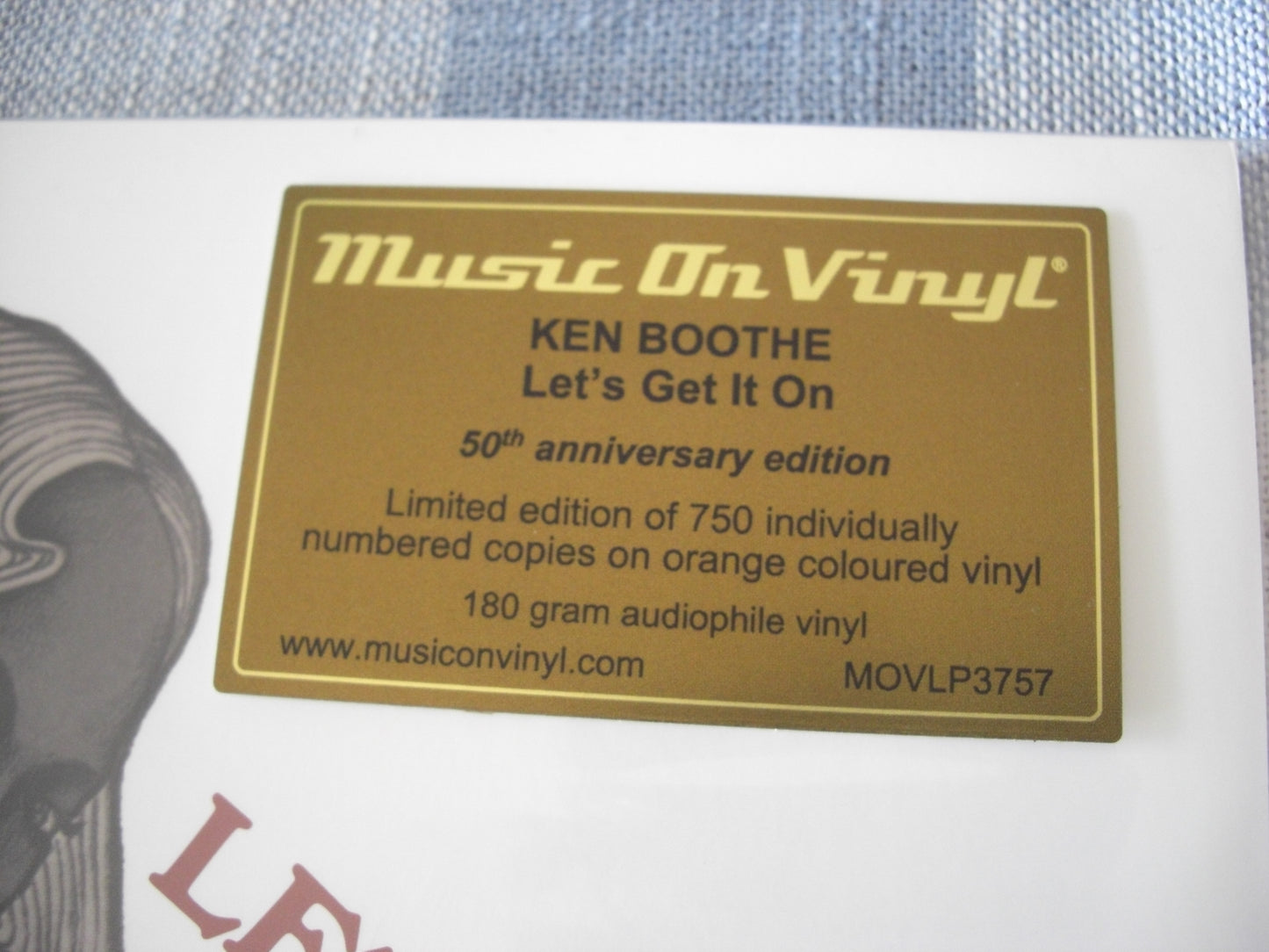 Ken Boothe – Let's Get It On Vinyl, LP, Album, Limited Edt, Numbered, Reissue