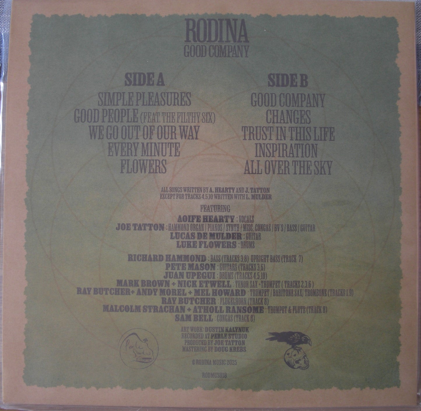 Rodina – Good Company Vinyl, LP, Album green